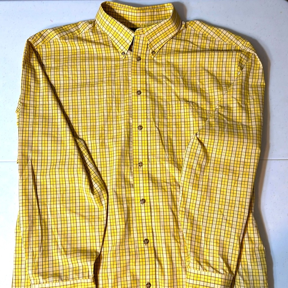 3xlt tall men’s dress shirt by Roundtree and Yorke.